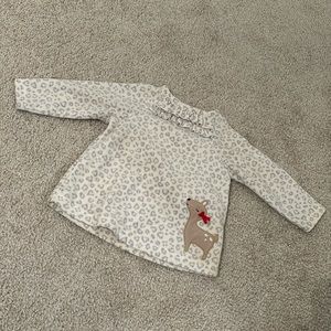 🎉 3 for $10 🎉 Fleece Long Sleeve Holiday Christmas Reindeer Top